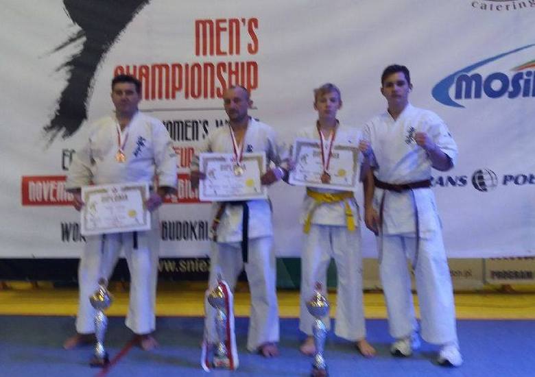 Kielecki Klub Karate Kyokushin Koronea z medalami na Otwartych Mistrzostwach Europy Karate w Dębicy 