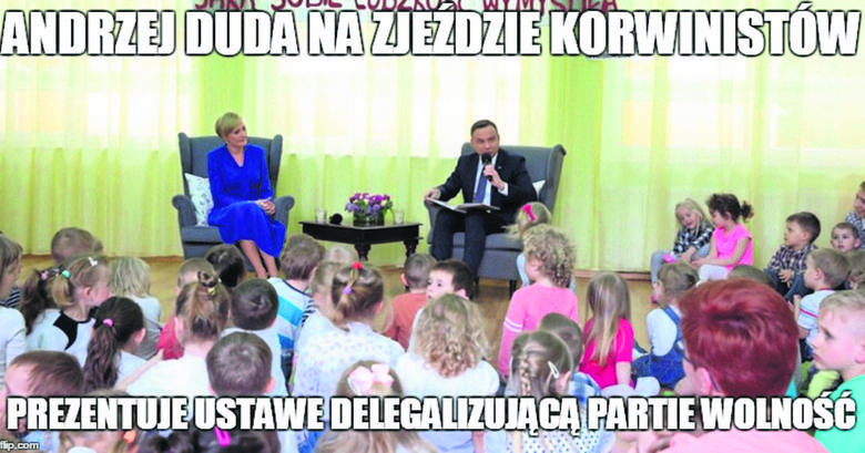 Prezydent Andrzej Duda jest jednym z częstszych bohaterów memów. Podobnie, jak Janusz Korwin-Mikke.<br /> 