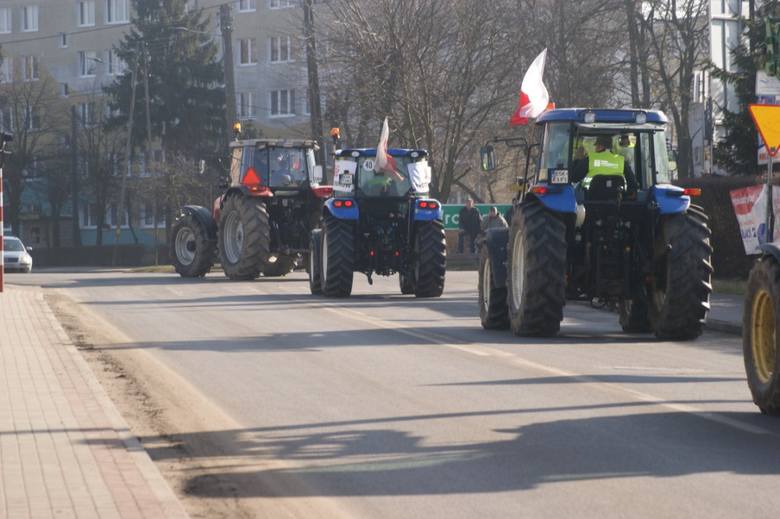 Protest rolników w Rawie Mazowieckiej