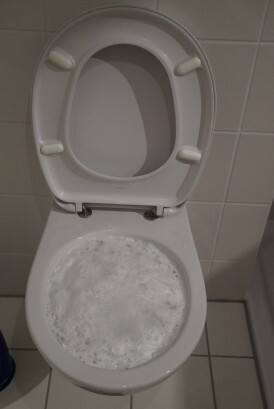 Toalety można łatwo zapchać. Najczęstszą przyczyną są kostki WC, które mogą spaść i zapchać rury.