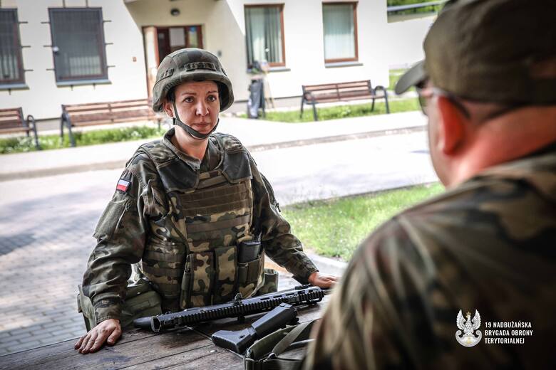 Pierwsze weekendowe szkolenie terytorialsów z 19. Nadbużańskiej Obrony Terytorialnej. Zobacz zdjęcia