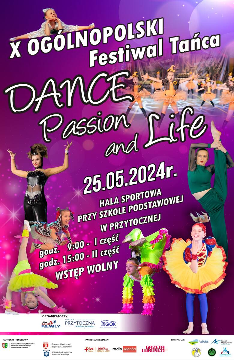 Ogólnopolski Festiwal Tańca w Przytocznej. Zaprezentuje się prawie 1600 uczestników