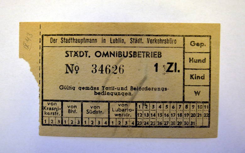 Historyczne bilety z kolekcji Zbigniewa Nestorowicza.