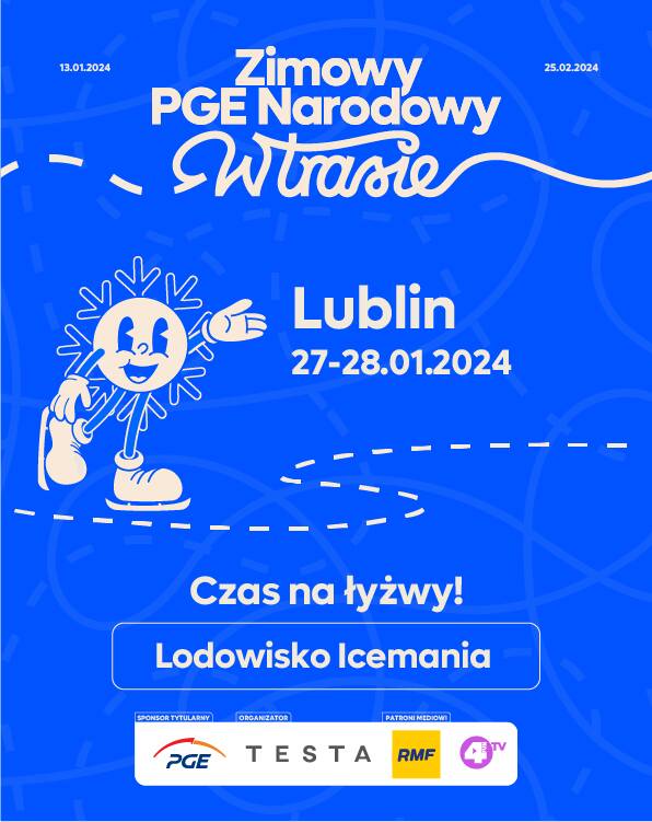  Czas na łyżwy w Lublinie! Zimowy PGE Narodowy w Trasie zawita na lodowisko Icemania!