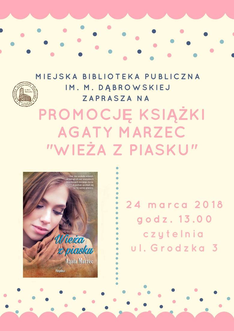 Agata Marzec będzie promowała swoją książkę 