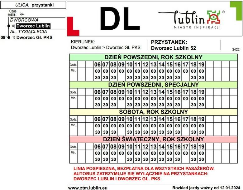 Darmowe autobusy na Dworzec Lublin zostaną na dłużej. Do kiedy z nich skorzystamy?