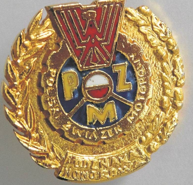 Odznaka honorowa Polskiego Związku Motorowego.