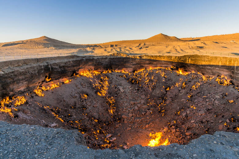 Krater Darvaza w Turkmenistanie