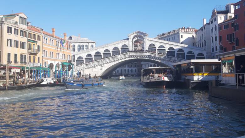 Most nad Wielkim Kanałem w Wenecji