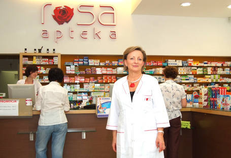 Marianna Stefańczyk, właścicielka apteki, bardzo się cieszy z wygranej. - To dowód uznania ze strony klientów - mówi.