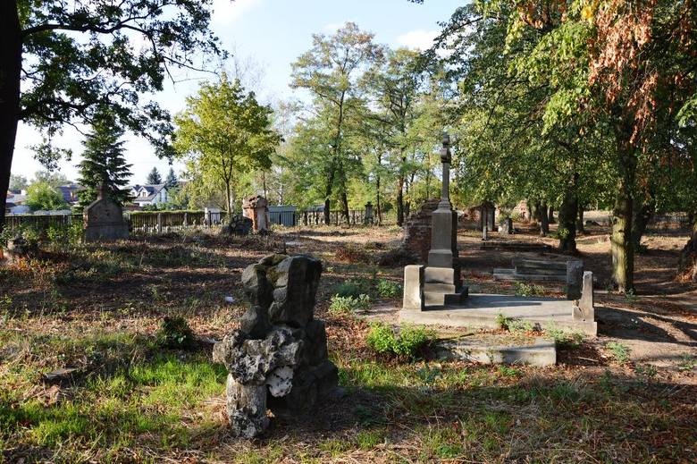 Sprzątanie cmentarza prawosławnego w Łowiczu
