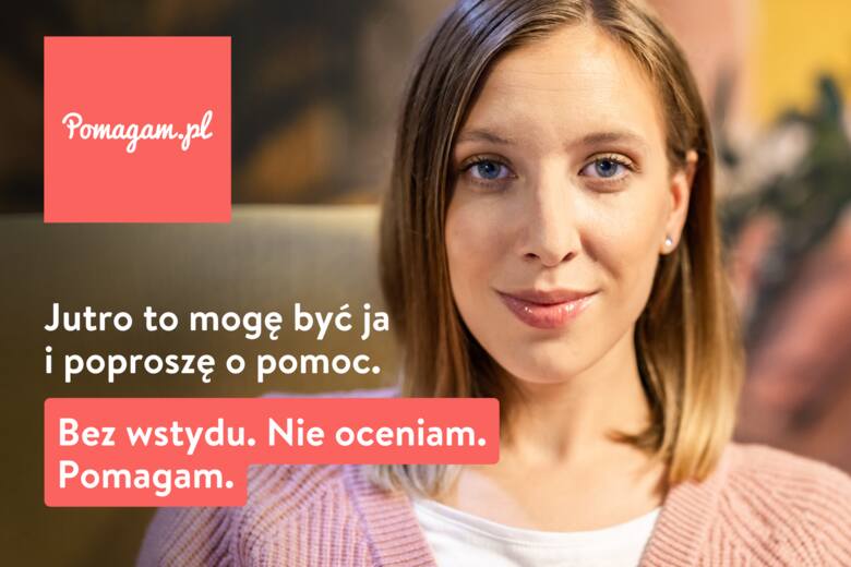 Plakat kampanii Pomagam.pl