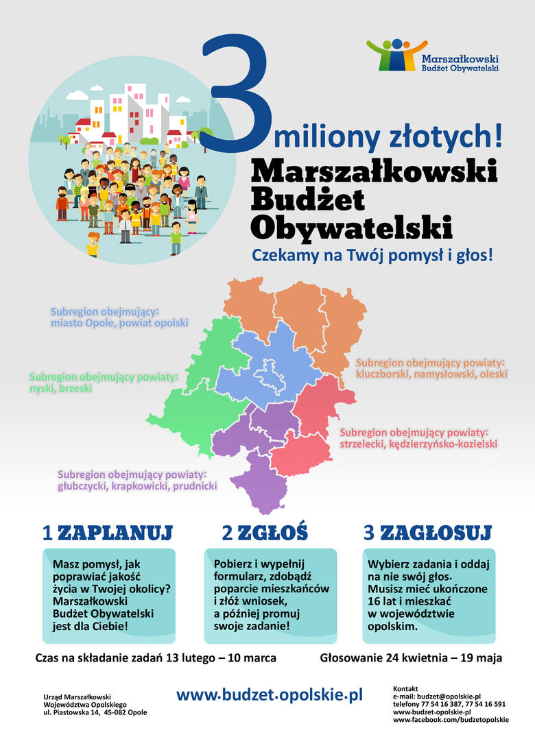 Szczegółowe informacje o MBO można znaleźć na stronie www.budzet.opolskie.pl