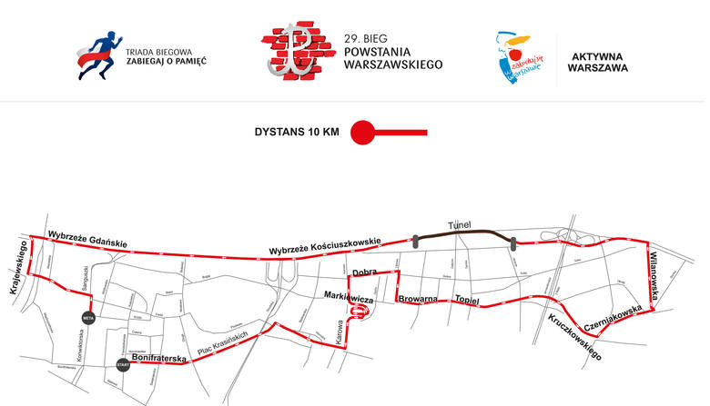Bieg Powstania Warszawskiego 2019 odbędzie się 27.07 [TRASA] Warszawa: Utrudnienia w ruchu, zamknięte ulice zmiany w komunikacji miejskiej
