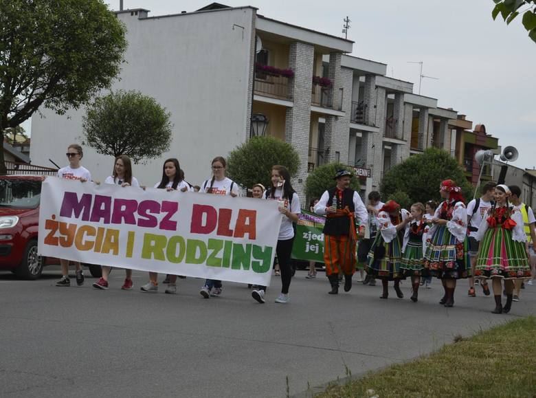 Ulicami Łowicza przeszedł Marsz dla Życia i Rodziny