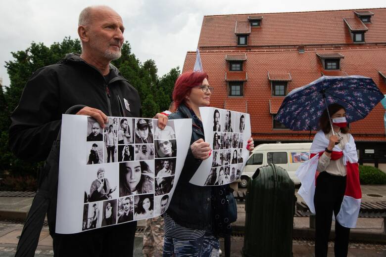 12 czerwca w Bydgoszczy Białorusini mieszkający w naszym regionie przygotowali wiec poparcia z represjonowanymi rodakami. Odczytali listy białoruskich