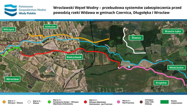 Tak przebudowano systemy zabezpieczenia przed powodzią rzeki Widawa w gminach Czernica, Długołęka i Wrocław.
