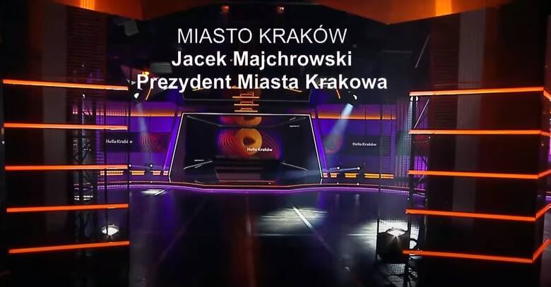 Zrzut ekranu z premierowego odcinka audycji Hello Krakow