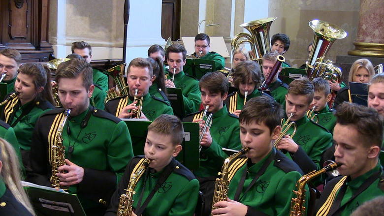 Występ orkiestry w Pradze