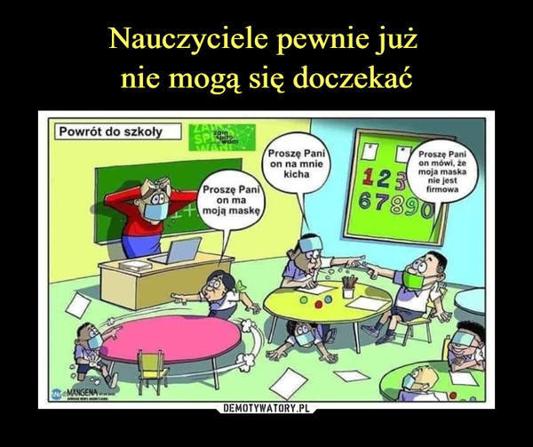 Memy O Szkole Gdy Szaleje Koronawirus Wymiana Maseczek Tłumy Na Korytarzach I Strach W Oczach 2129