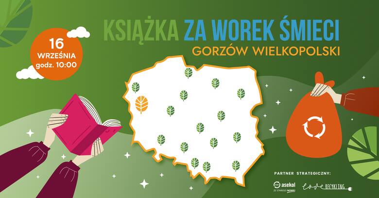 Ogólnopolska akcja „Książka za worek śmieci” znów zawita do Gorzowa.