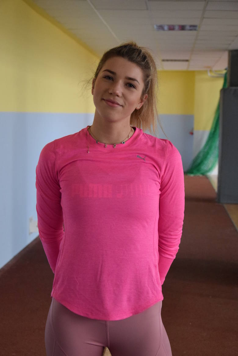 Kornelia Lesiewicz - trening jej i lekkoatletów AZS AWF Gorzów