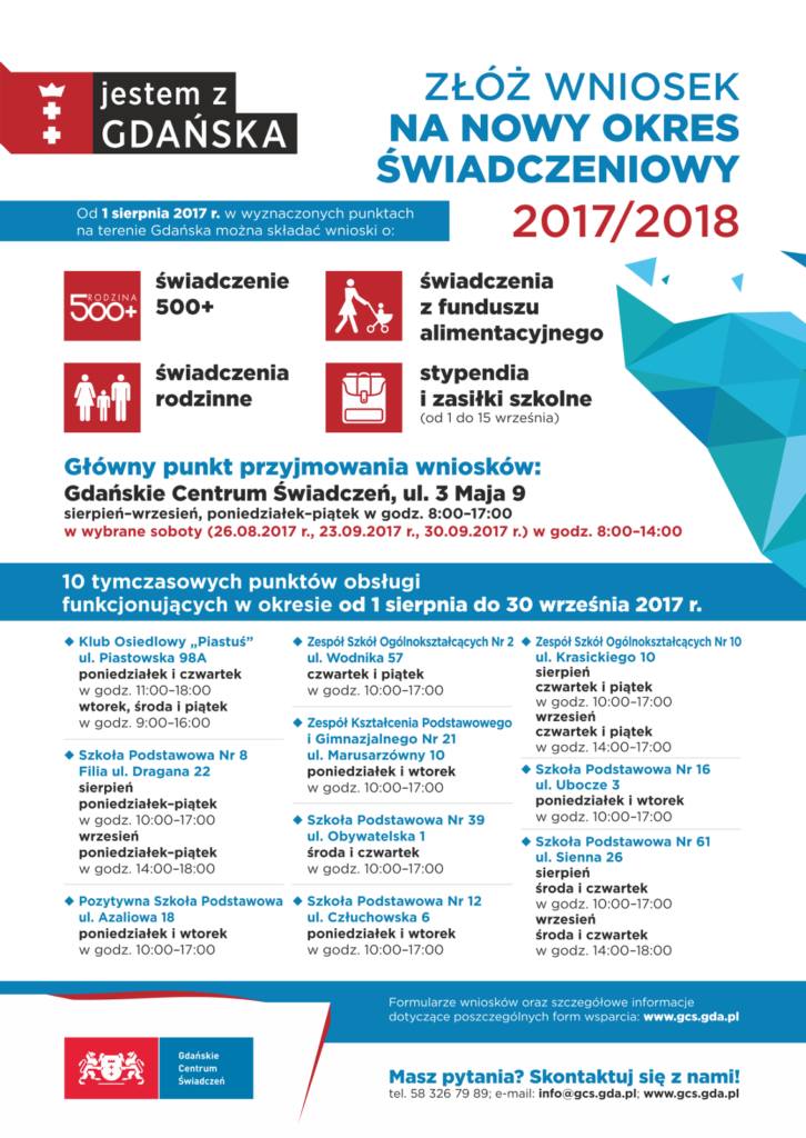 500 plus 2017 Gdańsk