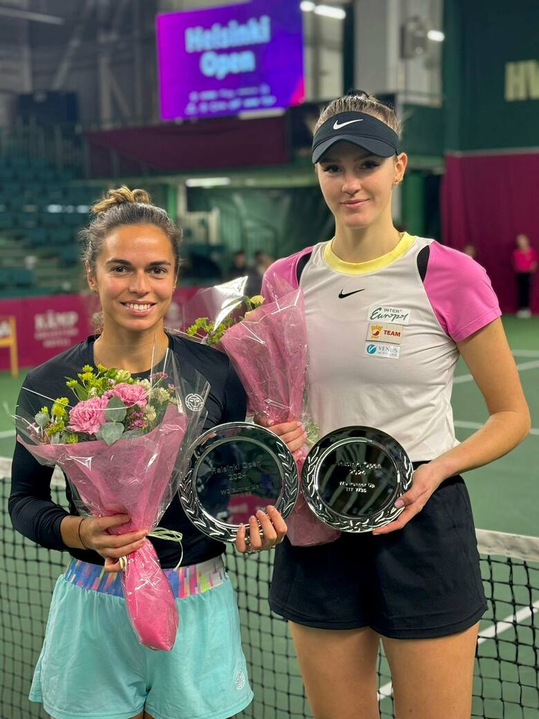 Valentini Grammatikopoulou i Martyna Kubka – finalistki gry podwójnej ITF W35 w Helsinkach