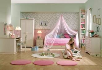 Różowy pokój dla dziewczynki
