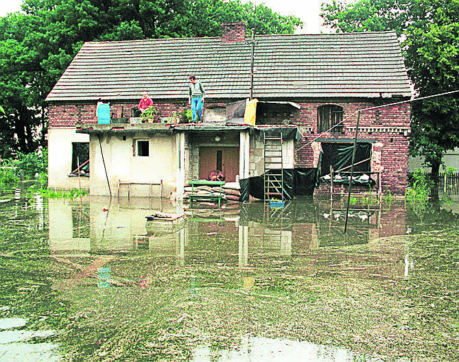 Jedną ze wsi, które najbardziej ucierpiały w wyniku powodzi, był Nietków w gminie Czerwieńsk