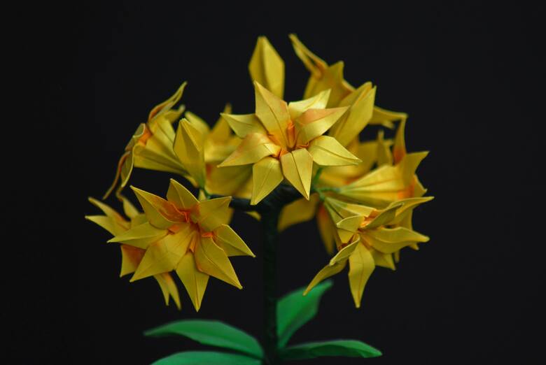 kwiaty z origami