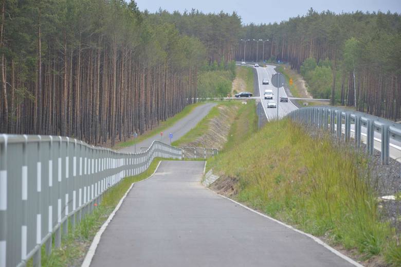 Ścieżka rowerowa wzdłuż ul. Kętrzyńskiej w Zielonej Górze