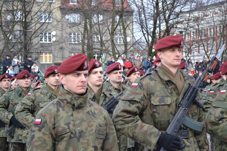 Przysięga wojskowa w Gliwicach