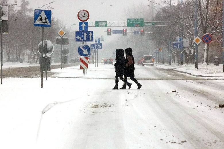 Zasypana śniegiem Legnica 21.01.2023