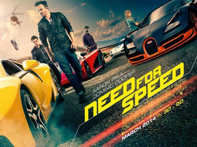 Plakat filmu "Need for Speed"
