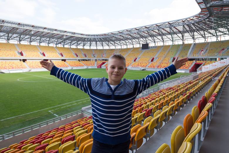 Szymon Matowski jest milionowym gościem Stadionu Miejskiego w Białymstoku