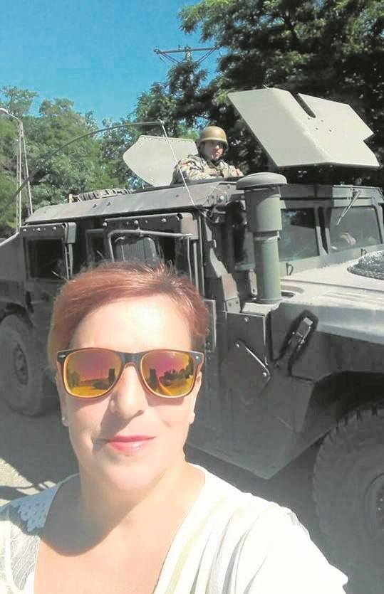 Chełmnianka Ewa Turzyńska-Mróz pojechała nad Wisłę, aby uwiecznić w obiektywie siły NATO - żołnierzy i ich sprzęt.