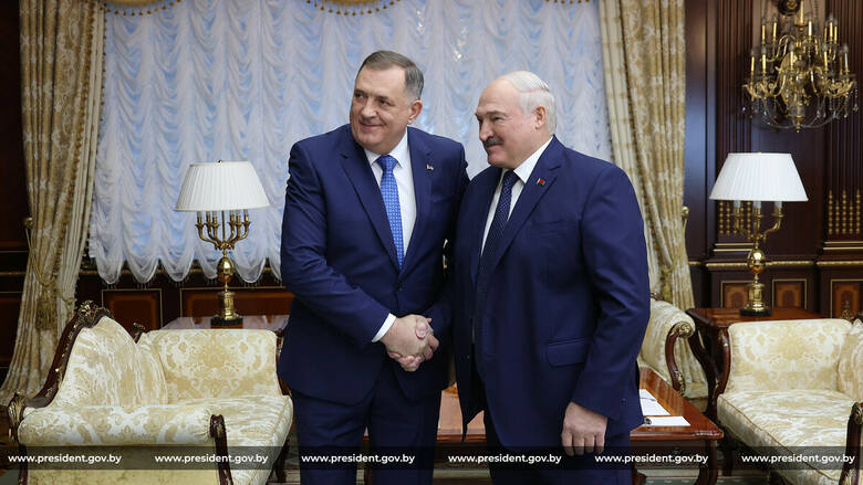 Dodik jest przyjacielem przyjaciół Putina. Choćby Łukaszenki