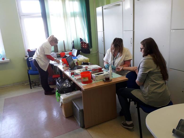 Akcja krwiodawstwa w Komendzie Miejskiej PSP w Skierniewicach