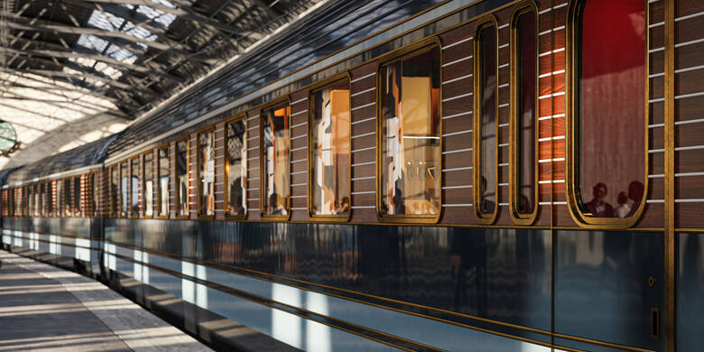 Wizualizacja wagonu Orient Expressu