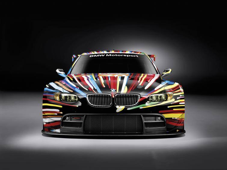 BMW M3 GT2 z 2010 r. zaprojektowany przez Jeffa Koonsa