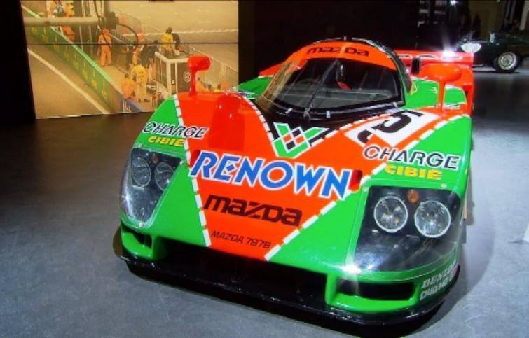 Bolid Mazda 787B, który był najszybszy w wyścigu 24 godziny Le Mans w 1991 r.