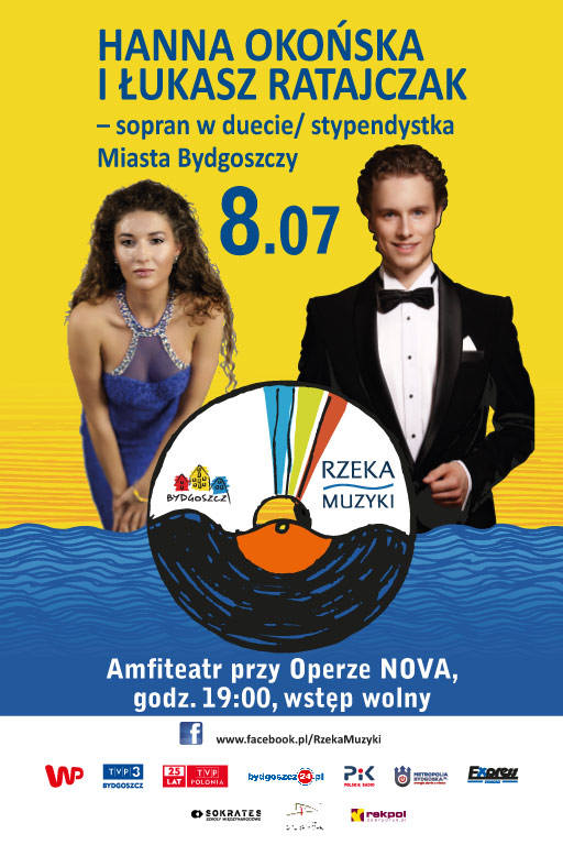 Sopran w duecie z tenorem, czyli Hanna Okońska i Łukasz Ratajczak na scenie Rzeki Muzyki 2018