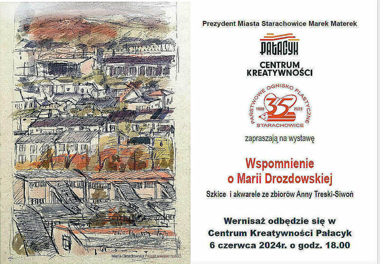 Wspomnienie o Marii Drozdowskiej, malarce ze Starachowic. Wernisaż wystawy jej prac w czwartek 6 czerwca