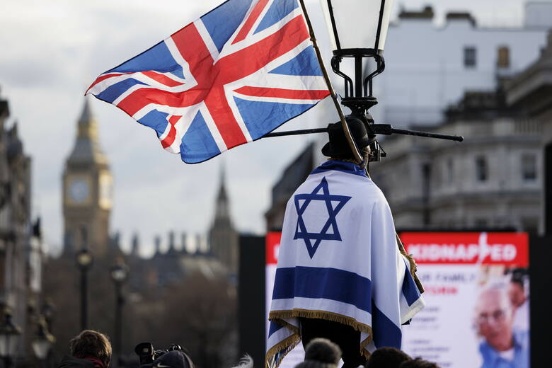 Marsz solidarności z Izraelem w Londynie