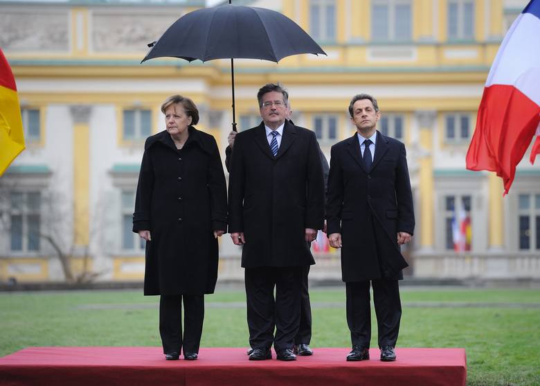 W 2011 roku w Wilanowie parasola zabrakło dla Nicolasa Sarkozy’ego