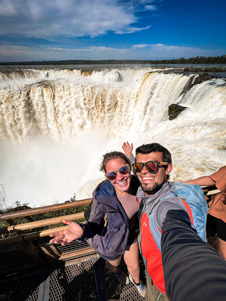 Wodospady Iguazu na pograniczu Argentyny i Brazylii uchodzą za jeden z naturalnych cudów świata.