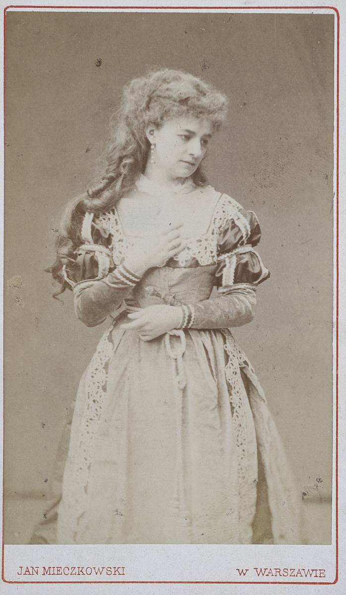 Helena Modrzejewska jako Julia w sztuce "Romeo i Julia" Williama Shakespeare'a, Jan Mieczkowski (1830-1889)