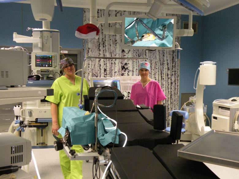 Nowa sala operacyjna jest bardzo nowoczesna. Na zdjęciu Żaneta Kobus-Kobierska i Krystyna Maj-Helicka.
