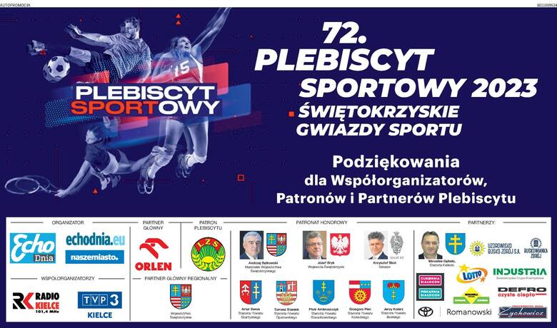 Plebiscyt Sportowy 2023 w powiatach i mieście Kielce. To oni byli najpopularniejsi. Wyniki ogłosiliśmy w Grand Hotelu w Kielcach